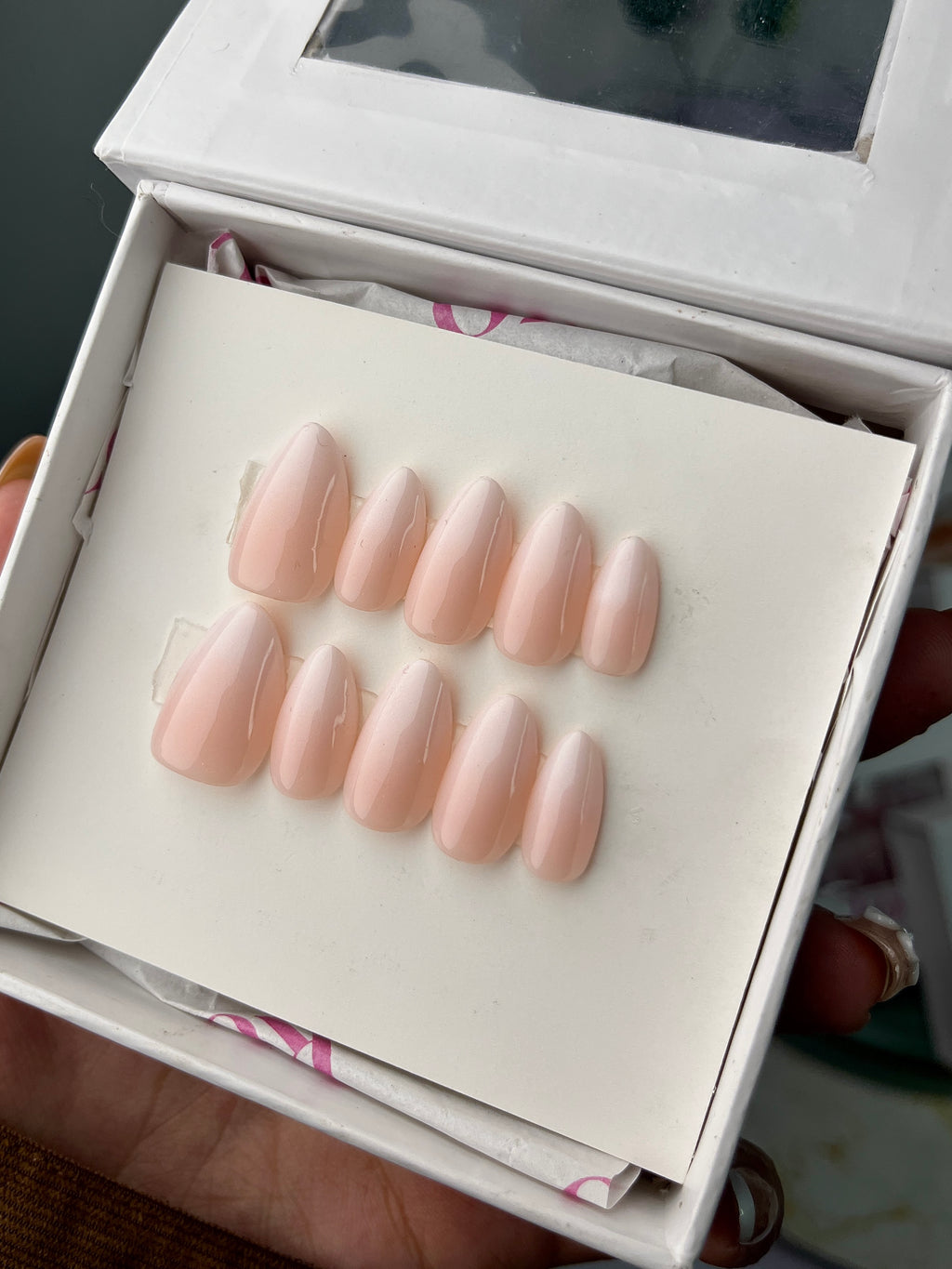Pink ombre