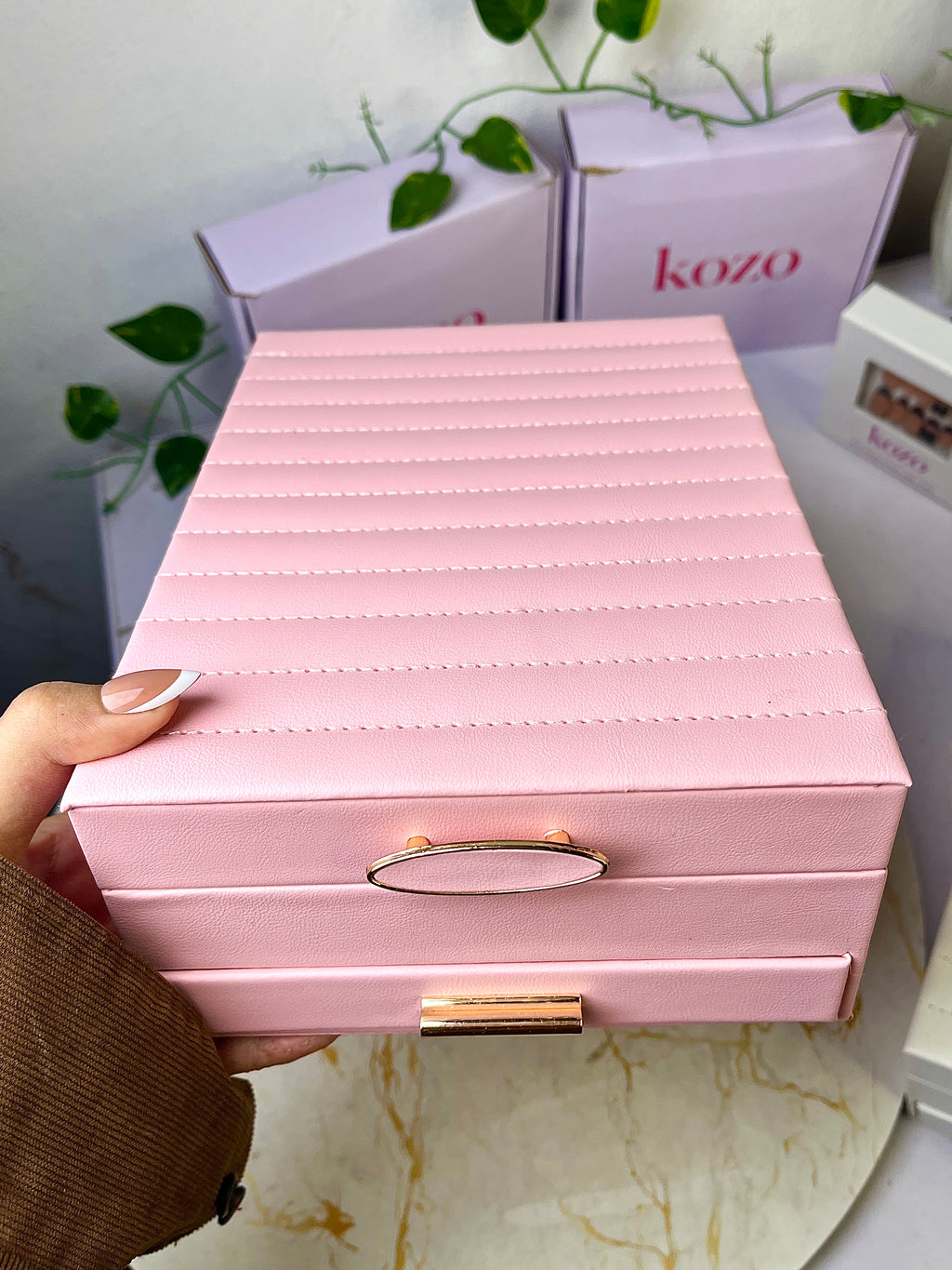 2 layers jewelry organizer