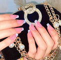 Square French nails