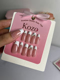 Long French nails