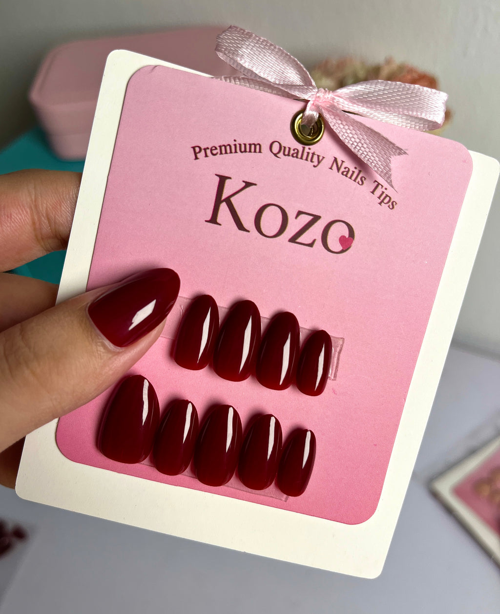 Cherry Red nails