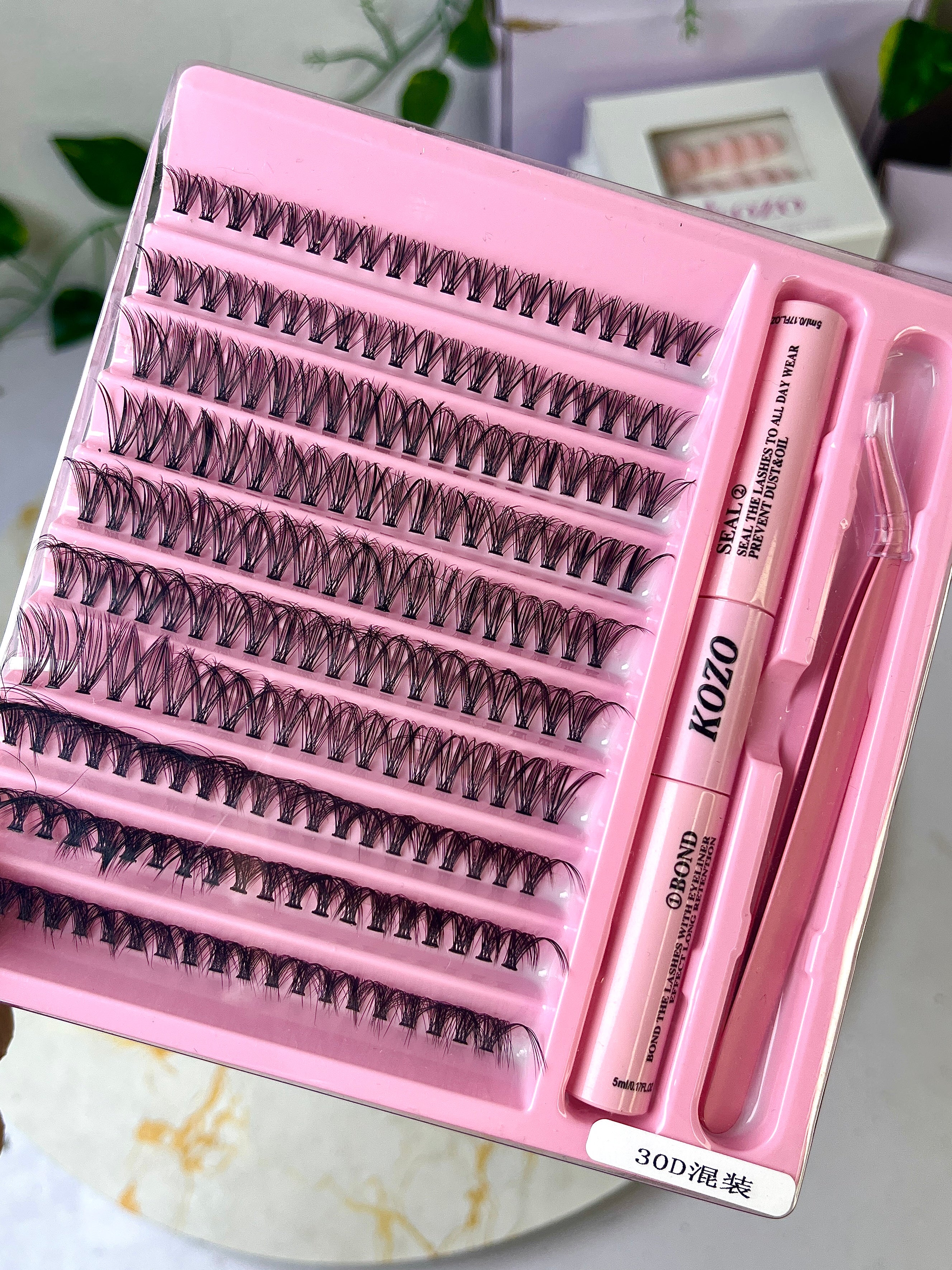 30D eyelashes extensions kit