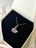 Pink Swans Pendant