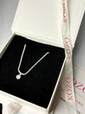 Silver stone pendent