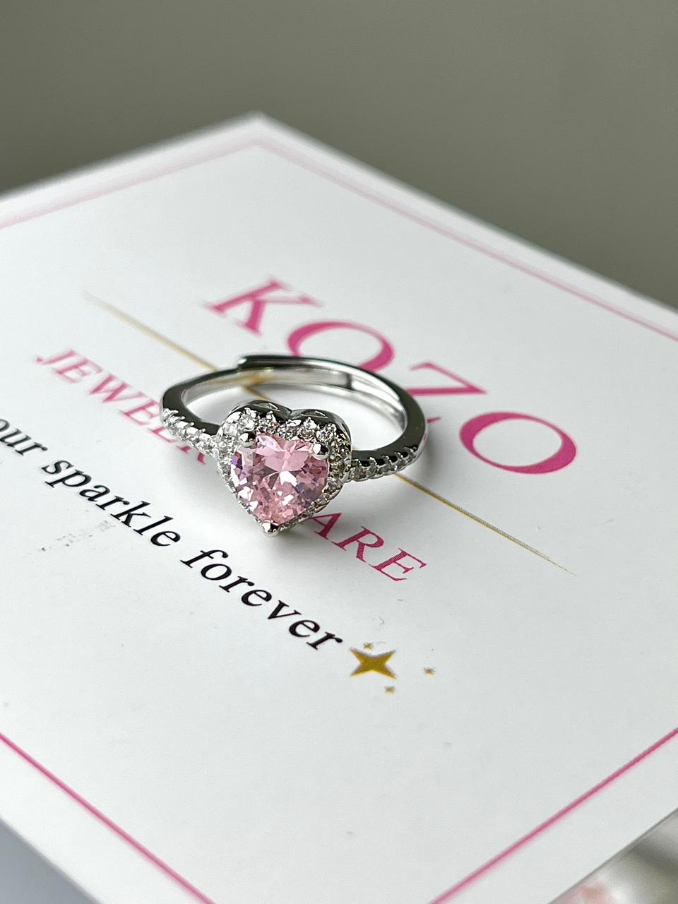 Pink heart set