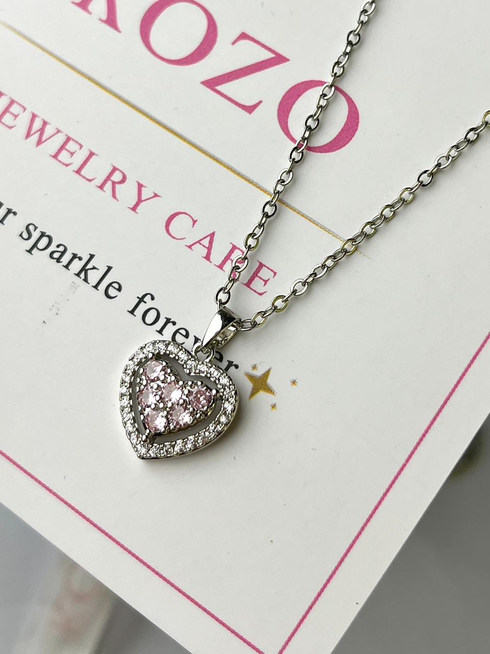 Pink heart set